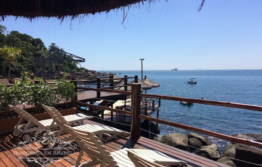 VISTA P/O MAR,PISCINA PRIVATIVA,CHURRASQUEIRA,12 PESSOAS, ANIMAL ESTIMAÇÃO