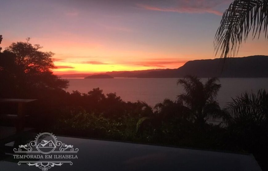 Casa em Ilhabela com vista cinematográfica – Praia do Veloso