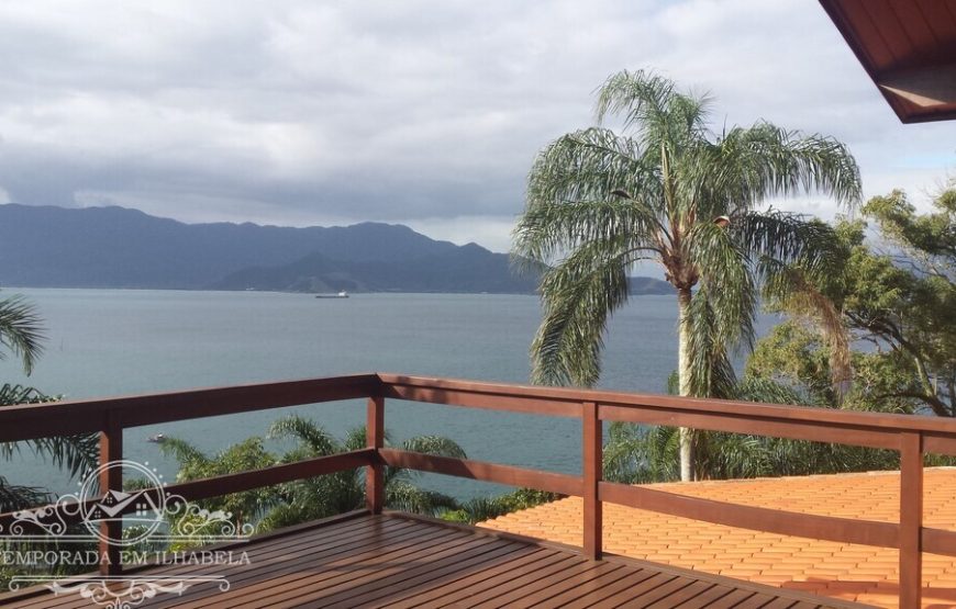 Casa em Ilhabela com vista cinematográfica – Praia do Veloso