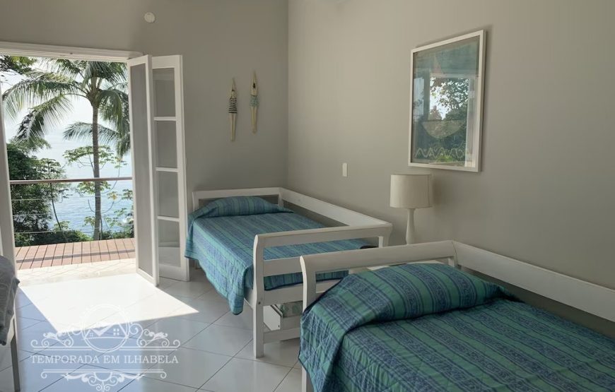 Espaçosa e confortável casa em Ilhabela com deslumbrante vista p/ o mar – Ponta da Sela