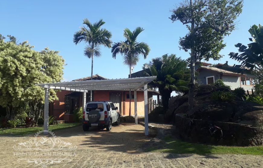 Linda casa com vista para o mar e suíte de núpcias